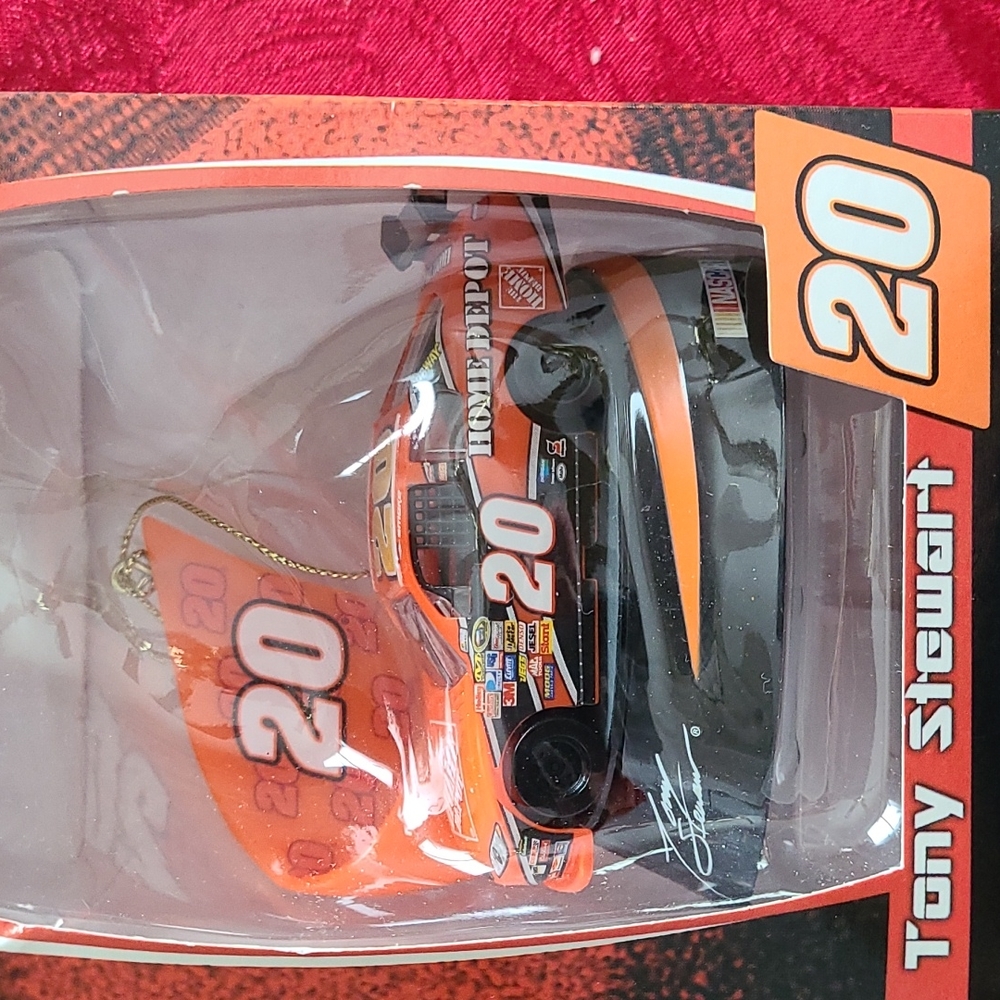 Tony Stewart COT NASCAR Trevco Home Depot Christmas Ornament